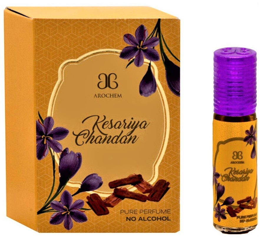 AROCHEMF KESAR CHANDAN 6 ML  (PURE PERFUME NO ALCOHOL )