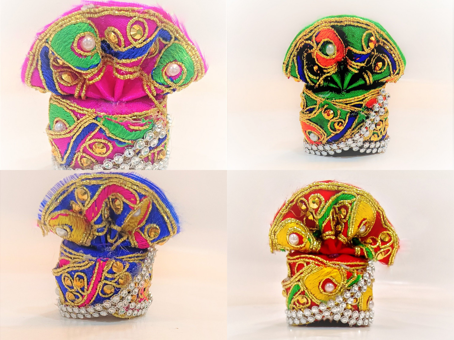 SAI BABA  PAGDI   SIZE 5(A PACK OF 4 PICE MULTI COLOURS )