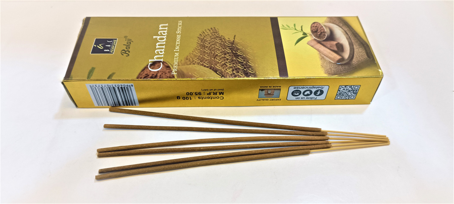 BALAJI CHANDAN  (PREMIUM INCENSE STICKS)
