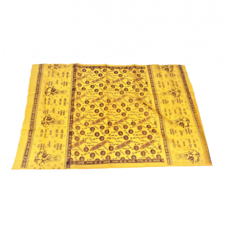 SAI BABA  SHAWL (YELLOW)