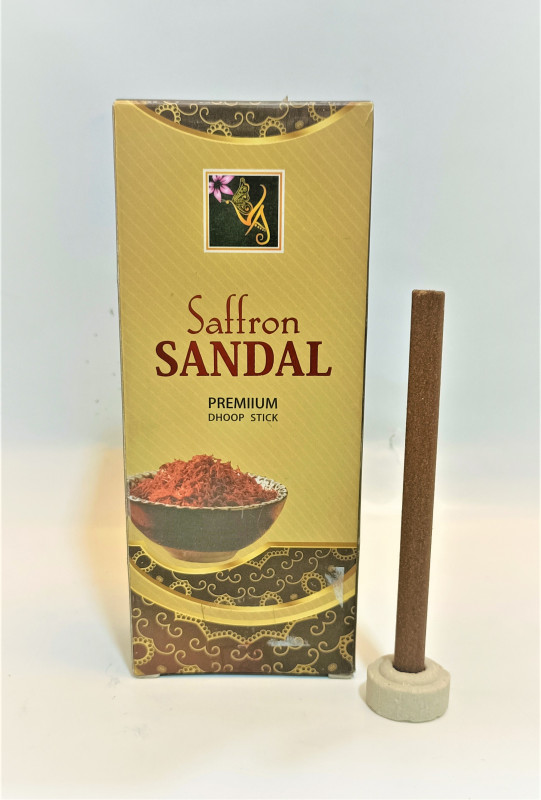SAFFRON SANDAL  PREIMIUM DHOOP  STICKS