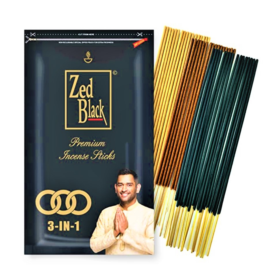 ZED BLACK 3 IN 1 AGARBATTI