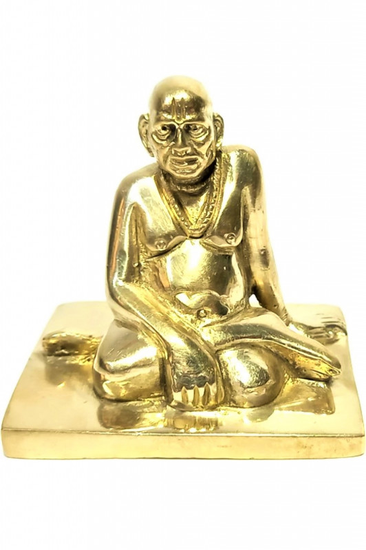 SHREE SWAMI SAMARTHA  JI BRASS IDOL