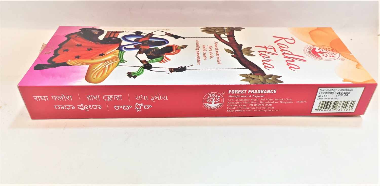RADHA FLORA  PREMIUM INCENSE STICKS