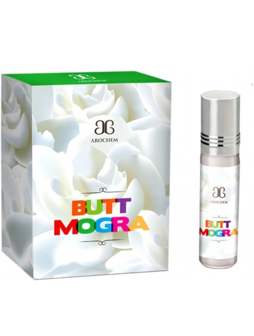 AROCHEMF BUTT MOGRA  6 ML  (PURE PERFUME NO ALCOHOL )